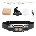 thumbnail image 4 of Faro de pesca para la noche recargable LED con luz rojaFaro LED LED Faro ajustable Cabeza de caza Linterna Sensor Movimiento Desdenable Detachable Manos libres Luz de búsqueda H02A-GCT6 Caja sidaley OD002894-01B, 4 of 7