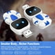 thumbnail image 4 of Adaptador de Controlador de Juego Bluetooth Somatosensorial con FuncióN Macro para /Switch PRO para Accesorios de Juego, 4 of 5
