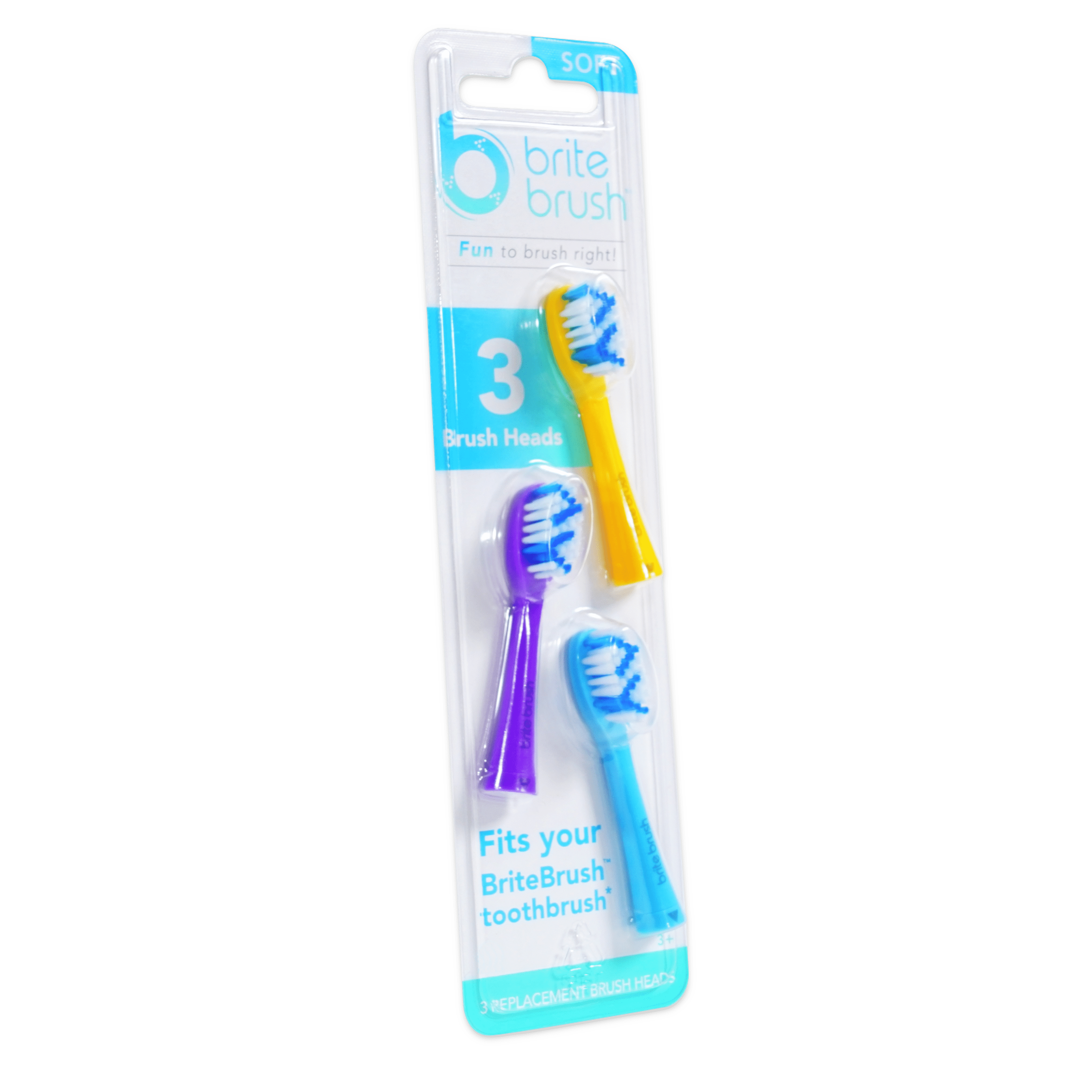 BriteBrush - Brush Head Replacement 3-pack