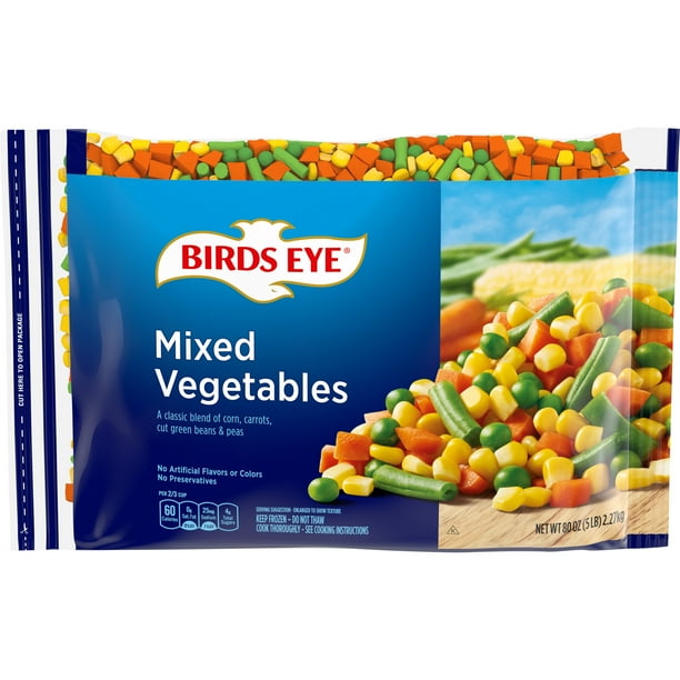 Birds Eye Mixed Vegetables, Frozen Vegetables, 5 Lb - Walmart.com