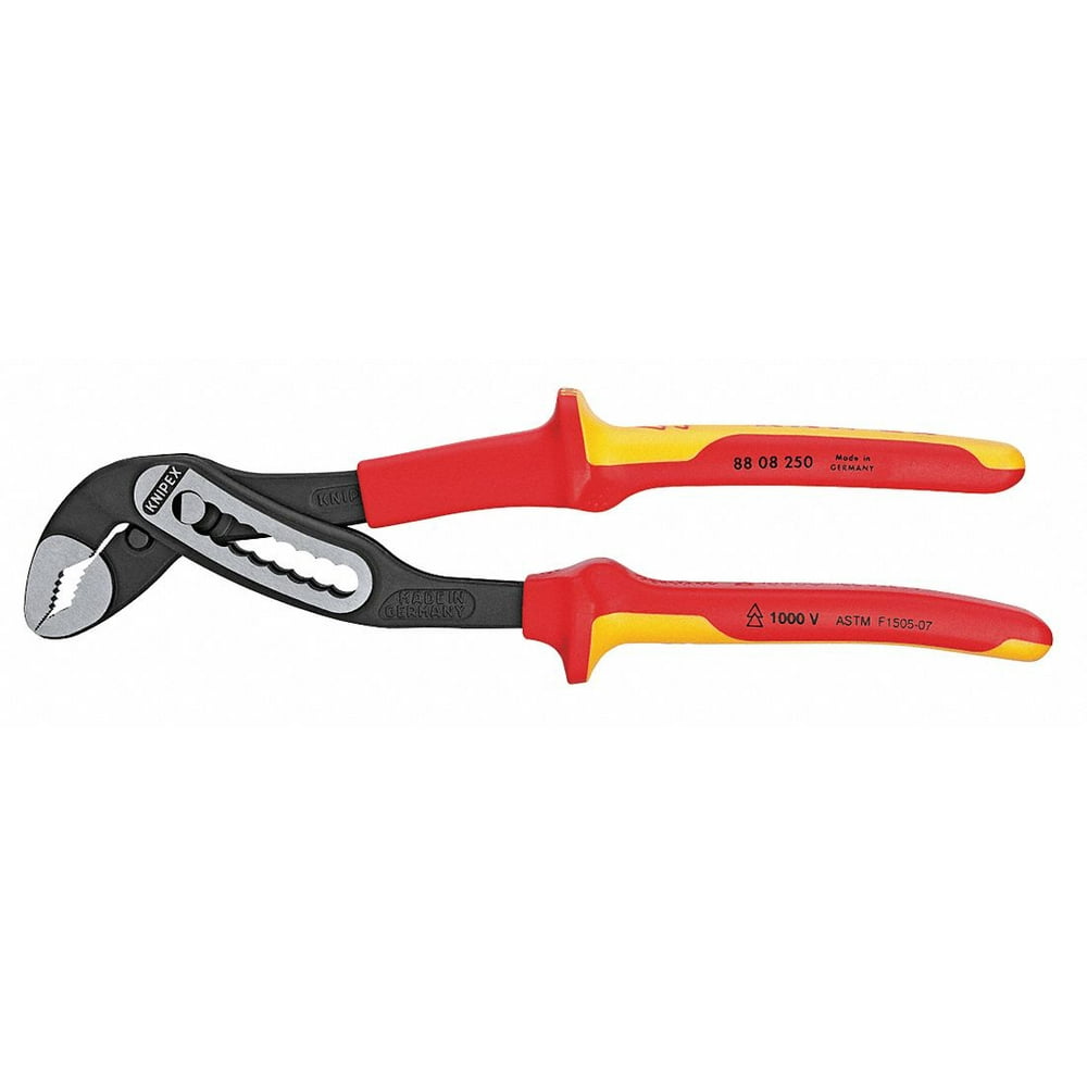 Knipex VJaw Groove Joint Tongue and Groove Pliers, Ergonomic Handle