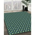 thumbnail image 2 of Ahgly Company Indoor Square Patterned Deep Teal Green Area Rugs, 8' Square, 2 of 6