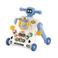 thumbnail image 4 of Andadores para bebés para niños y niñas,Regalo de juguete de aprendizaje musical,Juguete de empuje de aprendizaje temprano,Juguete de aprendizaje para azul, 4 of 10