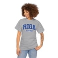 thumbnail image 3 of Riga Latvia Shirt Gifts Tshirt Crew Neck Short Sleeve, 3 of 9