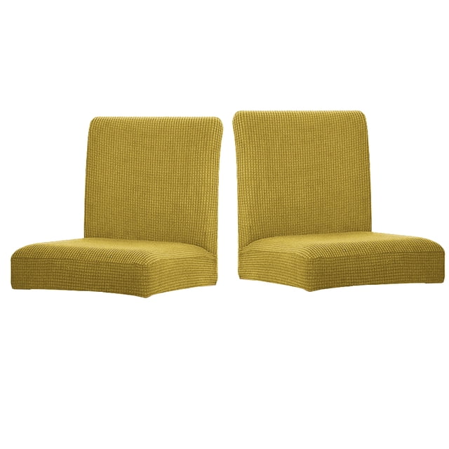 Funda protectora para silla de comedor, funda protectora Universal para muebles de oficina, Protector exterior, funda giratoria, suministros para el hogar, marrón, 2 paquetes Scienceny HA012490-13