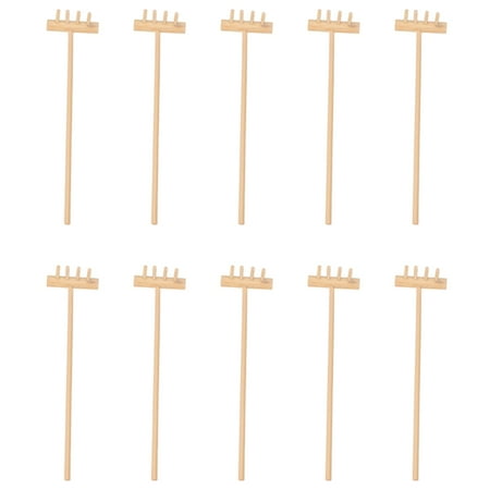 

10pcs Unique Zen Garden Rake Durable Bamboo Tea Art Garden Sandbox Tools