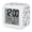 White, Black, Silver, Fog, variant on Black Halloween Digital Alarm Clock for Bedrooms, Smart LED Alarm Clock with 7 Color Changing Night Light, Moon Stars Spiders Webs Silent Wake Up Clocks for Sleep Study Cooking 3.2"x3.2"