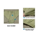 thumbnail image 3 of Little Donkey Andy Women's Breathable Running Shorts, 3 Inch Quick-Dry Workout Hiking Athletic Shorts with Air Hole & Liner Sage Heather XL, 3 of 7