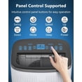 thumbnail image 4 of GOGRANT 14,000BTU Portable Air Conditioner, 3-in-1 A/C for Rooms up to 750 Sq. Ft, Built-in Dehumidifier, Fan, and Sleep Mode, Includes Remote Control, Reusable Filter, and Window Kits, 4 of 8