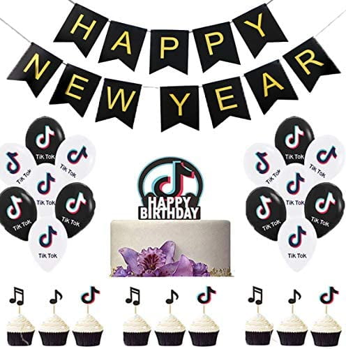 TIK TOK Socks Music Note Socks Theme Party Supplies Favors Socks with Musical Notes Pattern with Party Gifts for TIK TOK Fans Teen Adult