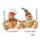 thumbnail image 4 of Muñeco de jengibre de felpa, colgante de árbol de Navidad para hombre de jengibre, adorno colgante para árbol de Navidad, decoración colgante para interiores, 1 ud.（B, 4 of 5