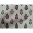 thumbnail image 4 of oneOone Cotton Poplin Light Gray Fabric Floral & Paisley Block Craft Projects Decor Fabric Printed By The Yard 56 Inch Wide, 4 of 4
