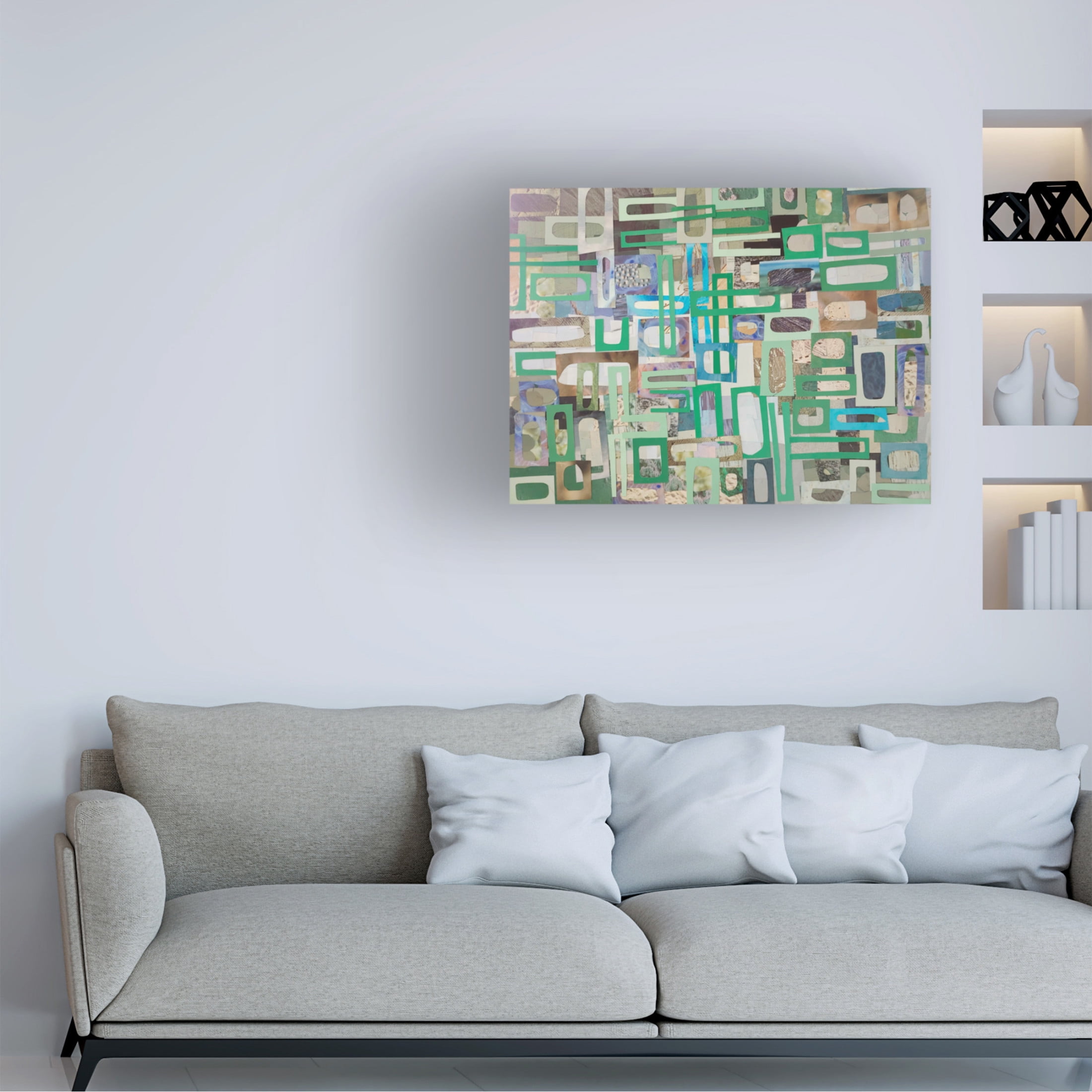 Canvas Wall Art - Coco Good 'Yucatan Mayan Village III' Wall Art for Living Room, Bedroom, or Office Décor by Trademark Fine Art - 19 x 14 Inches