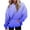 Blue, variant on ChaoHeng Womens Graphic Sweatshirts Save Up under 50%,Women's Loose Fitting Long Sleeved Hoodie Sports Top,Purple,S