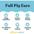 thumbnail image 2 of HotSpot Pets All Natural Pig Ears for Dogs, 10 Pack - Fully Digestible Single Ingredient, 2 of 9