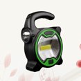 thumbnail image 3 of EeaseCA COB LED Portable Spotlight Searchlight Outdoor Camping Light Mini Lantern Handheld Work Light Flashlight for Camping Lawn without Battery (Green), 3 of 7