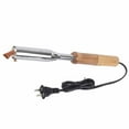 thumbnail image 4 of 1Pc 220V Electric Soldering Iron Solder Welding Chisel Tip Wood Handle Tool Useful 150W, 4 of 14