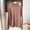 Coffee, variant on Women's Lettuce Hem Shirts Liweisiy Mock Neck Solid Color Layering Long Sleeve Tops Casual Classic Daily Tops Coffee Free Size