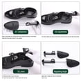 thumbnail image 1 of 1 par de ensanchadores de zapatos de plástico, zapatos antiarrugas ajustables, soporte para ampliar el estereotipo del zapato para hombres, 1 of 5