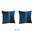 thumbnail image 2 of Justharion 2piece Update Space Sophisticated Sofa Home Decor Zippers Are Smooth dark blue 1Set, 2 of 6
