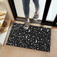 thumbnail image 2 of Black White Star Moon Pattern Door Rugs,Washable Non Slip Door Mats Indoor,Decorative Door Mats,Entry Mat Indoor for Entrance,Bedroom,Kitchen,Bathroom,16"x24", 2 of 6