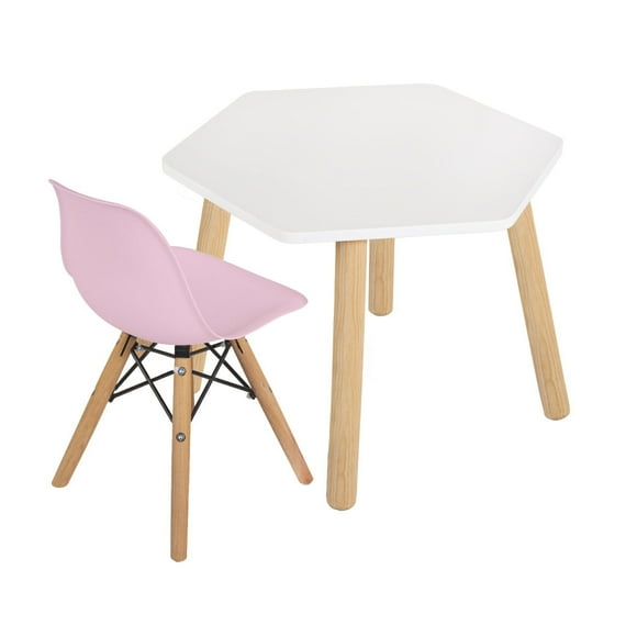 Mesa Bee - Silla Berlin (Rosa)