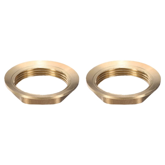 2 PackFaucet Nut Fixed Base, ID 1.18" x H 0.31" Copper Fixing Nut Tap Fastener, Fixed Faucet Assembly for Kitchen and Bathroom