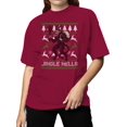 thumbnail image 2 of Jingle Hells Krampus Design Women's T-shirt, 2 of 3