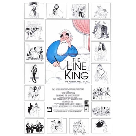Posterazzi MOV339298 Affiche de Film The Line King l'Histoire d'Al Hirschfeld - 11 x 17 Po.
