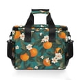 thumbnail image 7 of FORMRS Insulated Cooler Bag 24 Cans Capacity Soft Leakproof Lunch Box with Side Pockets, Orange Leaves, 7 of 7