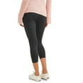 thumbnail image 3 of Maternity Oh! Mamma Legging Capris with Full Panel (Available in Plus Sizes), 3 of 4