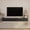 Black + MDF-1, variant on 69" Floating TV Stand with 16 LED Colors, Wall Mounted Media Console for 55-65 Inch TVs, Wood Finish
