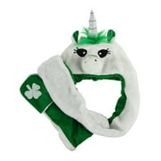 Adults Saint Patrick's Day Irish Unicorn Plush Hat Costume Accessory