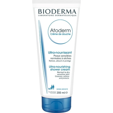 Bioderma Atoderm Cleansing Shower Cream Body Wash for Normal to Dry Sensitive Skin - 6.7 fl. (Best Way To Cleanse Body)