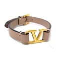 thumbnail image 1 of Pre-Owned VALENTINO V Bracelet in Beige Leather for Women, 1 of 4