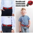 thumbnail image 6 of AWAYTR Kids Adjustable Magnetic Buckle Belts, Elastic Stretch Comfort Waist Bands for Children Jeans Uniform, 4PCS, 6 of 7