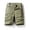 Green, variant on Jophufed Fashion Men's Pants Pocket Zipper Buttons Solid Leisure Time Tooling Shorts Cargo Pants
