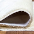 thumbnail image 5 of Super Soft Faux Rabbit / Mink Fur Solid Area Rug, 5 of 7