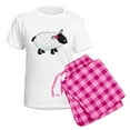 thumbnail image 5 of CafePress - Little Lamb Women's Light Pajamas - Women's Short Sleeve Print T-Shirt and Pants Light Cotton Pajama Set, 5 of 7