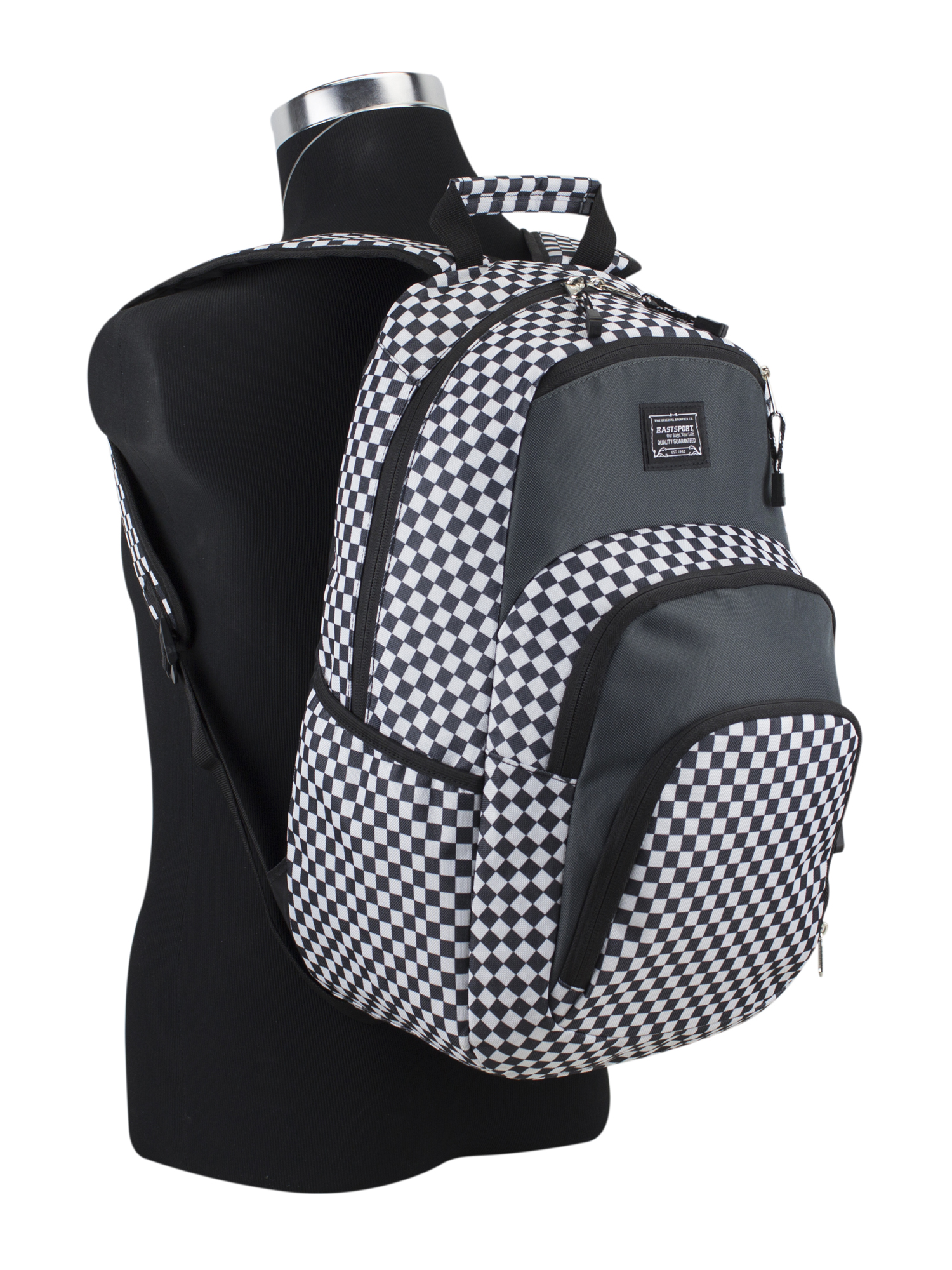 Eastsport Sport Tier Athleisure Checker Plaid Backpack with Adjustable Straps - image 5 of 7