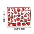 thumbnail image 2 of Calendario de Adviento navideño 2021, juego de juguetes de cuenta regresiva para niñas y niños, regalo sorpresa, árbol de Navidad, decoración diferente, colgante, 2 of 7