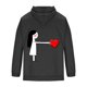thumbnail image 3 of TaTaai His and Hers Valentine Print Hoodie, Cozy Pullover with Pocket, Matching Gift Sweatshirt Gift, 3 of 4