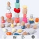 thumbnail image 4 of Apilar Rocas de madera Juguetes apilables para niños pequeños Juego apilable Juguetes apilables Juguetes de madera para apilar Piedras para niños (combinación de tres), 4 of 7