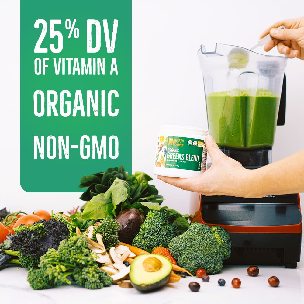 BetterBody Foods Organic Greens Blend 8 oz