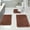 Brown-BW-clearacne, variant on kttectoa Solid Color Bath Mats 3 Set Bathroom Rugs For 3 Pcs Toilet Mats Universal Soft Comfortable Water Absorption Non-Slip Thick Machine Washable Easier To Dry Dark Christmas Gifts