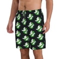 thumbnail image 2 of Ghostbusters Film Logo Men's Beach Shorts Swim Trunks Casual Quick Dry Board Shorts Swimwear with Mesh Lined and Pockets, 2 of 8