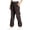 Brown #723, variant on Women's Cargo Lounge Pants - Baggy Wide Leg Elastic Waist, 90s Vintage Oversized Parachute Track Pants, Hip Hop Streetwear Joggers