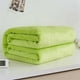 thumbnail image 1 of Bearachild Manta de franela Mantas lavables plegables Casa Dormitorio Camping Ver películas Mantener caliente Suministros Verde 50x70cm Type2 NO2, 1 of 6
