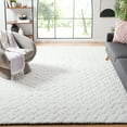 thumbnail image 2 of SAFAVIEH Casablanca Balfour Zig-Zag Area Rug, Ivory/Navy, 8' x 10', 2 of 8