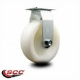 thumbnail image 2 of 6 Inch Nylon Wheel Rigid Caster with Ball Bearing Service Caster, 2 of 2